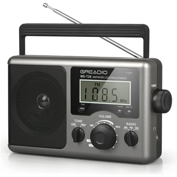 Portable Shortwave Radio,AM FM Transistor Radio with Best Reception,LCD Display - Picture 1 of 6